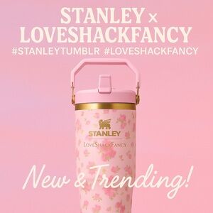 Stanley x LoveShackFancy Ibiza Sunset 30oz IceFlow 2.0 Flip Straw Tumbler Cup